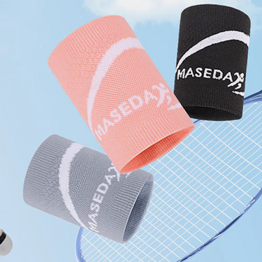 Breathable Sports Wristbands – Lightweight, Sweat-Absorbing Bands for Women